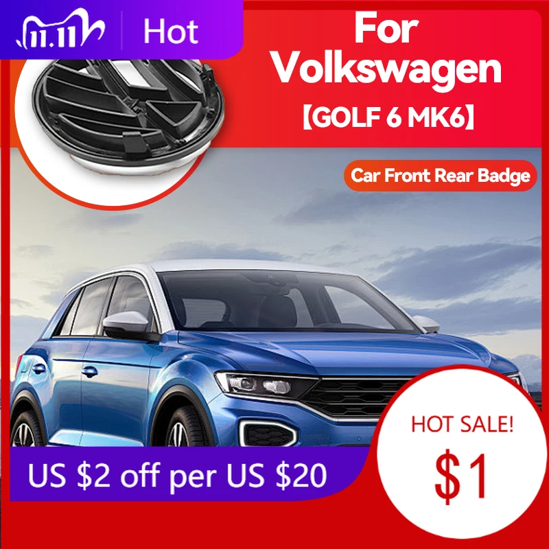 

Эмблема для Volkswagen Polo Golf MK6 7 8 Passat B6, 135 мм, для передней решетки радиатора, и 110 мм, для задней крышки багажника, 5K08536