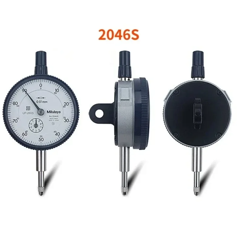 Mitutoyo Micrometer No: 2046S 0-10mm Meter Precise 0.01mm Resolution Indicator Mesure Quality Assurance