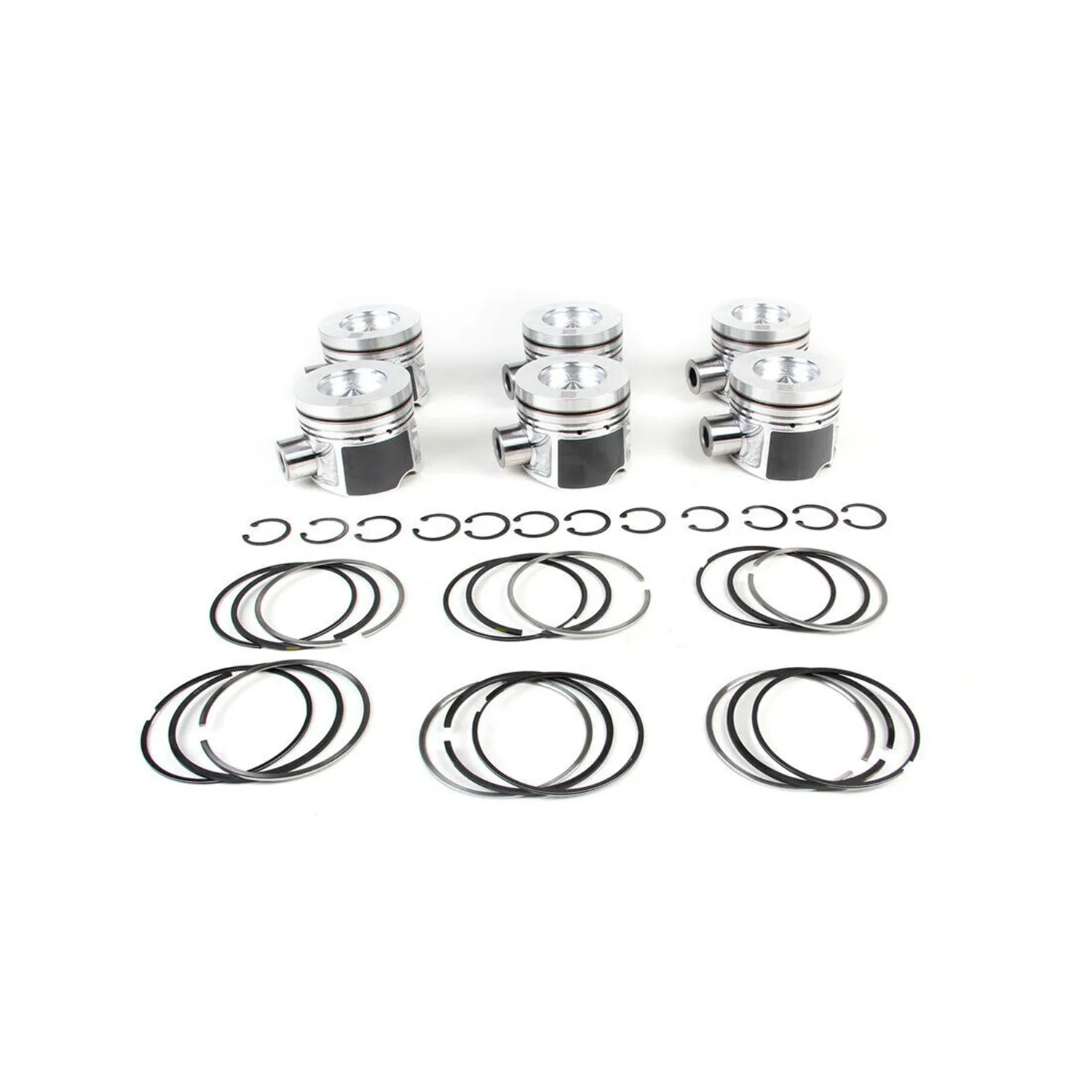 Pistons & Rings Set For Audi A4 A5 A6 A7 A8 Q5 Q7 3.0 VW Touareg Phaeton TDI Diesel 059107065DF 059198151N 059107441 Φ83.01mm