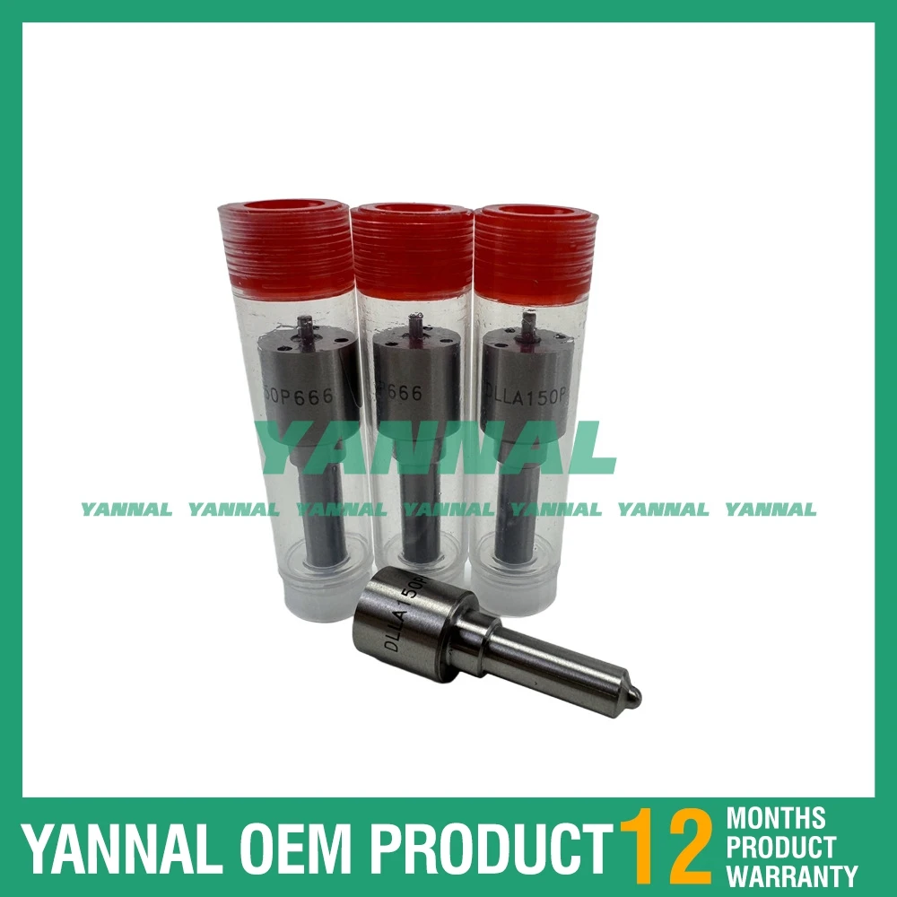 

4 шт. форсунка DLLA150P666 23620-58090 для деталей двигателя Toyota 15B