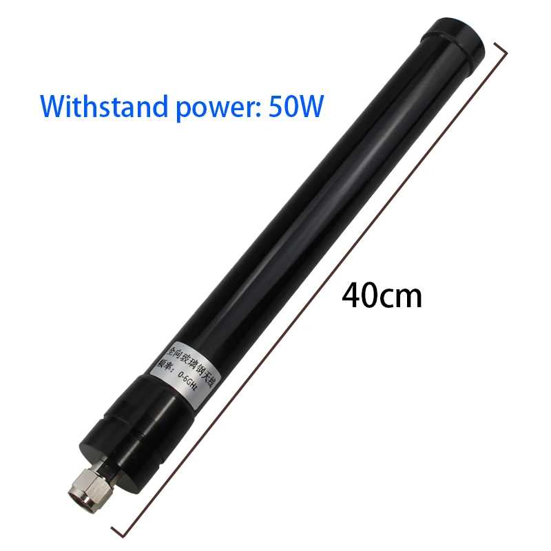 Imagem -04 - Fibra de Vidro Impermeável Omnidirecional Antena de Alta Potência de Ondas Curtas 06ghz 1.52030100512mhz 2m-300-6000mhz