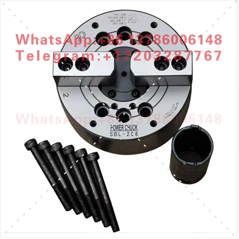 Standard two or two claws hollow solid hydraulic chuck large stroke 5 6 8 10 12 inches