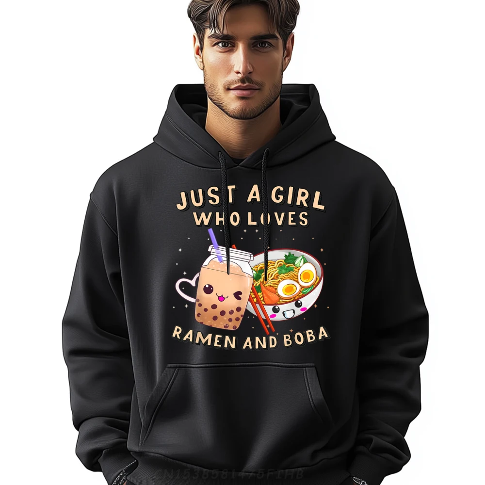 

Just A Who Loves Ramen And Boba Tea Bubble Tea Japanese Mens Clothing 2024 Men Clothing