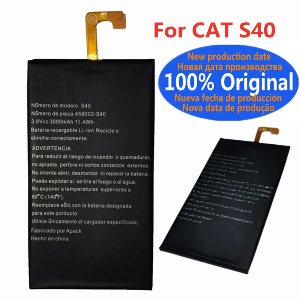 

New Original S40 Battery For Caterpillar CAT S40 High Quality Phone Replacement Bateria Batteries Fast Deliver