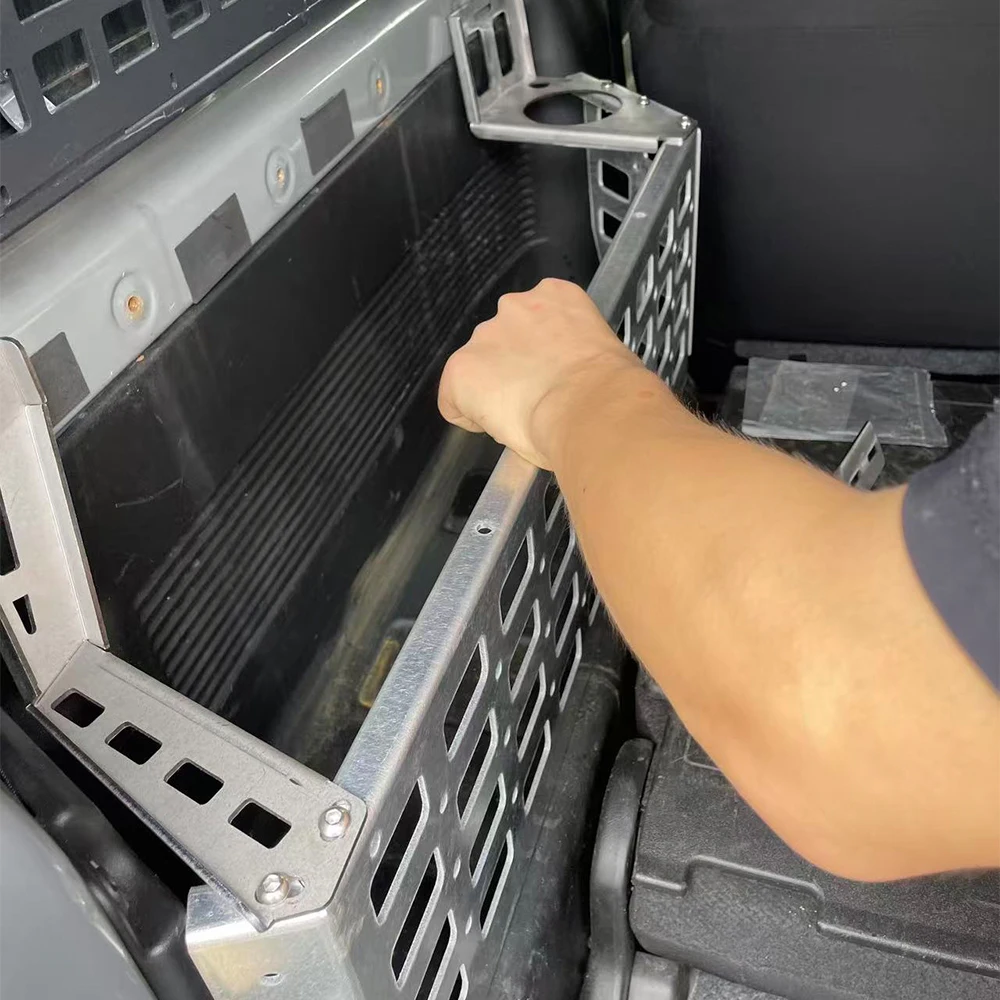 

Rear Storage Shelf for Suzuki Jimny 2018+ 3-Door, Aluminum Cargo Rack, Interior Roof Mount Organizer,JMN110