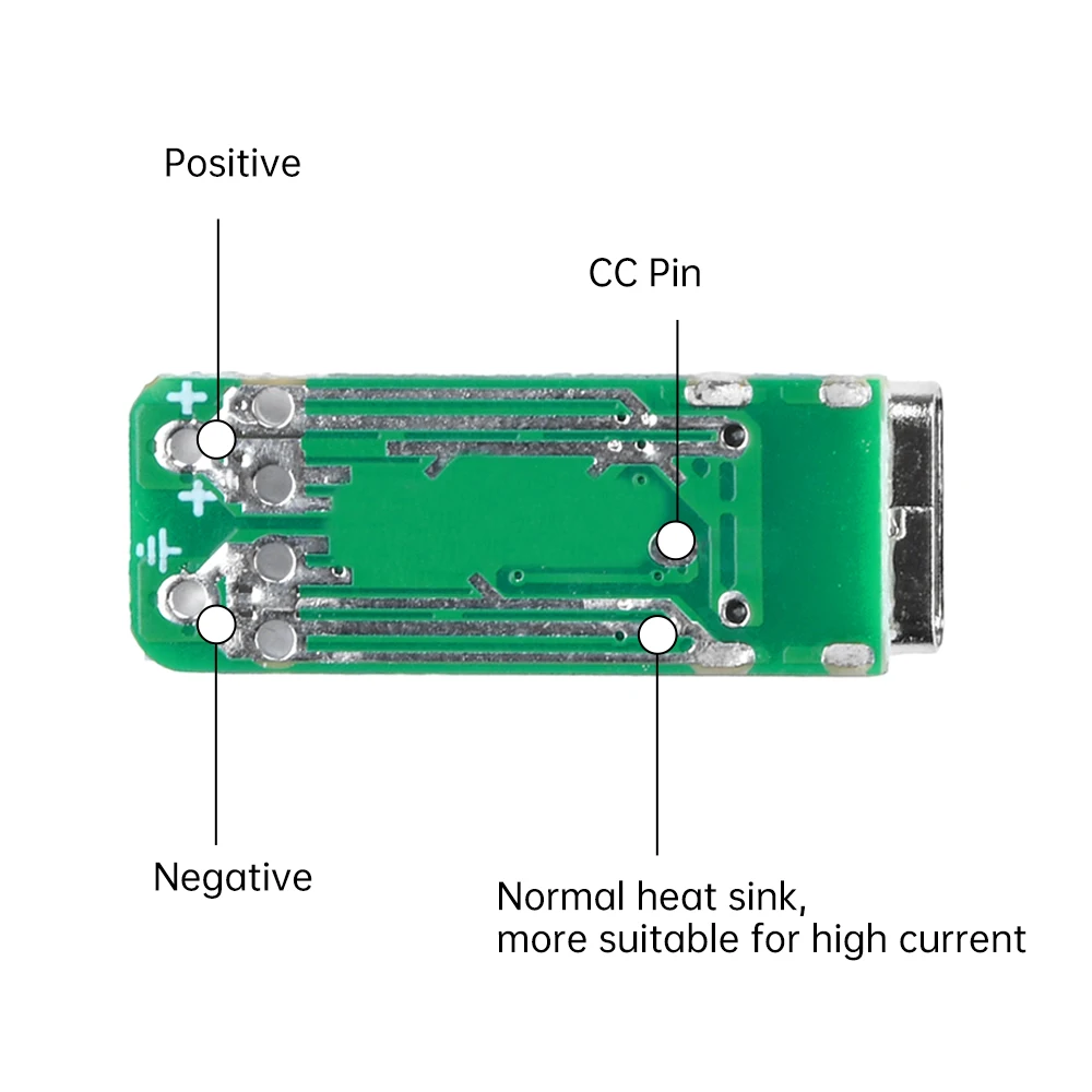 PD3.1 Fast Charge Decoy Board Type-C Female Fast Charge Test Trigger 28V/36V/48V Output Test Module