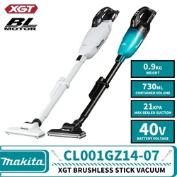 Makita CL001GZ14 CL001GZ17 Brushless Cordless Stick Vacuum 40V XGT Lithium Power Tools