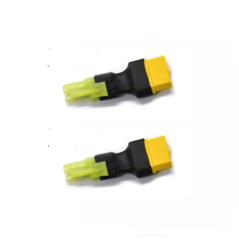 2 PcsXT60 Male Female to Deans Mini Tamiya XT30 Tamiya MPX Male Female Connector Plug Adapter for RC Model Battery ESC