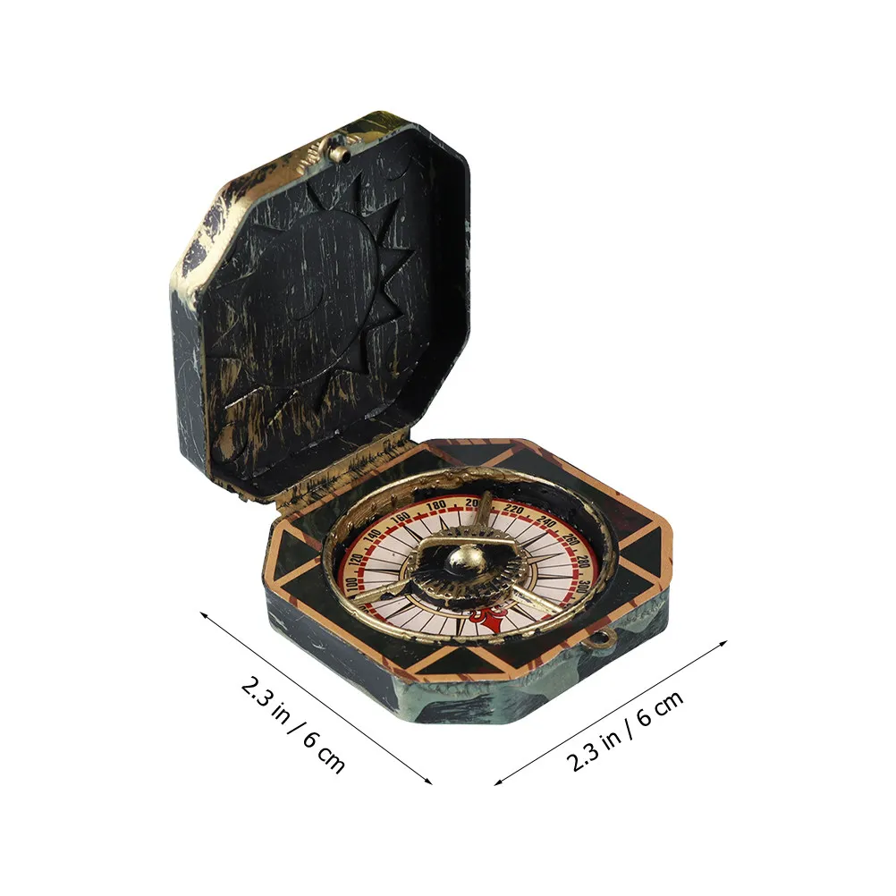 15 szt. Plastikowych Kompasów Pirackich na Upominki na Przyjęcia i Dekoracyjne Rekwizyty do Przebrań Pirackich
