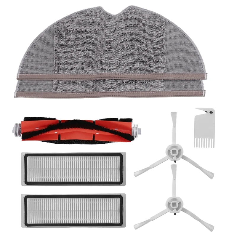 Replacement Parts For Xiaomi Mijia 1C Sweeping Mopping Robot Vacuum Cleaner Main Brushes Filters Side Brush