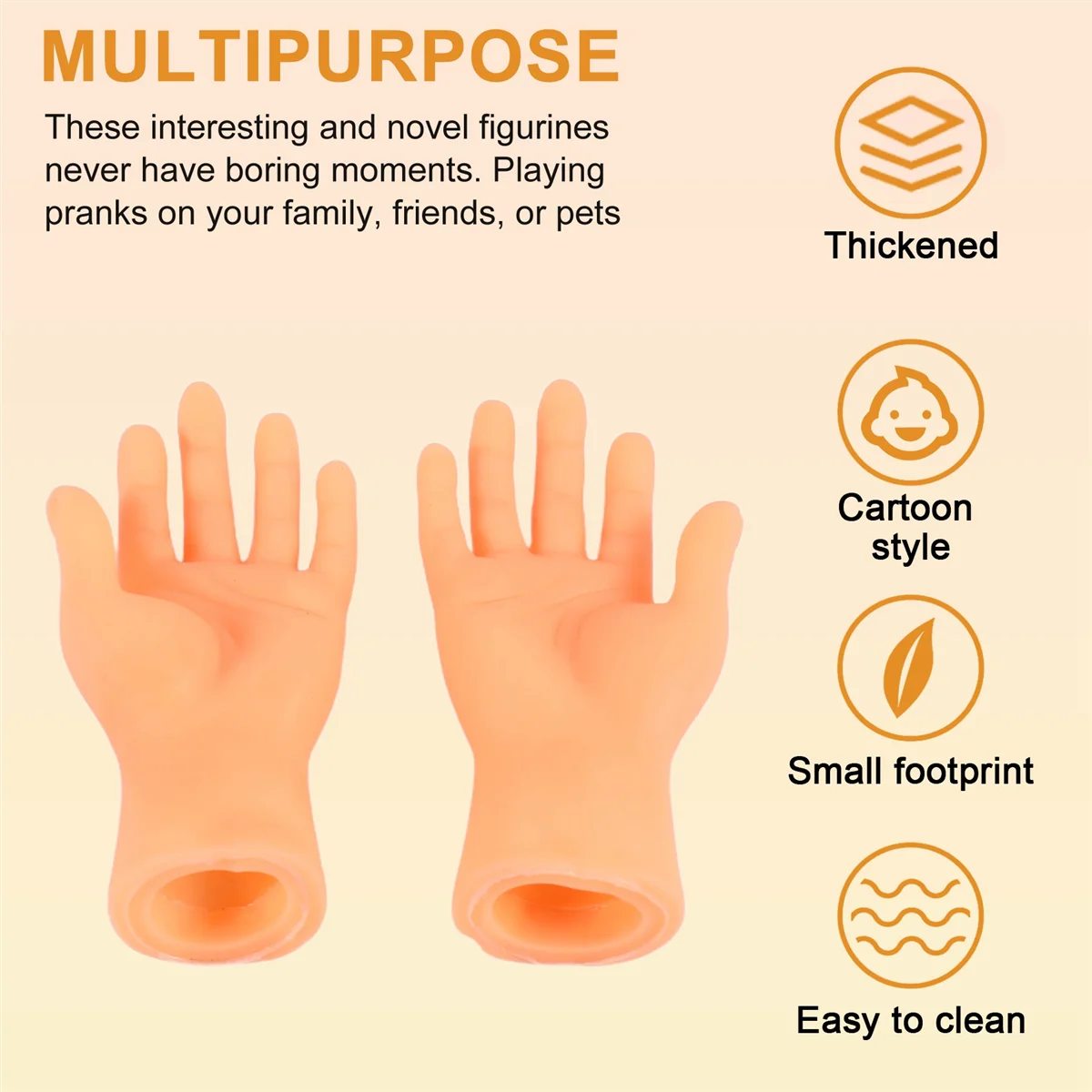 ใหม่ 2 ชิ้นตลก Mini Hands Creative Finger Fidget ของเล่นขนาดเล็ก Tease แมวสัตว์เลี้ยงของเล่น