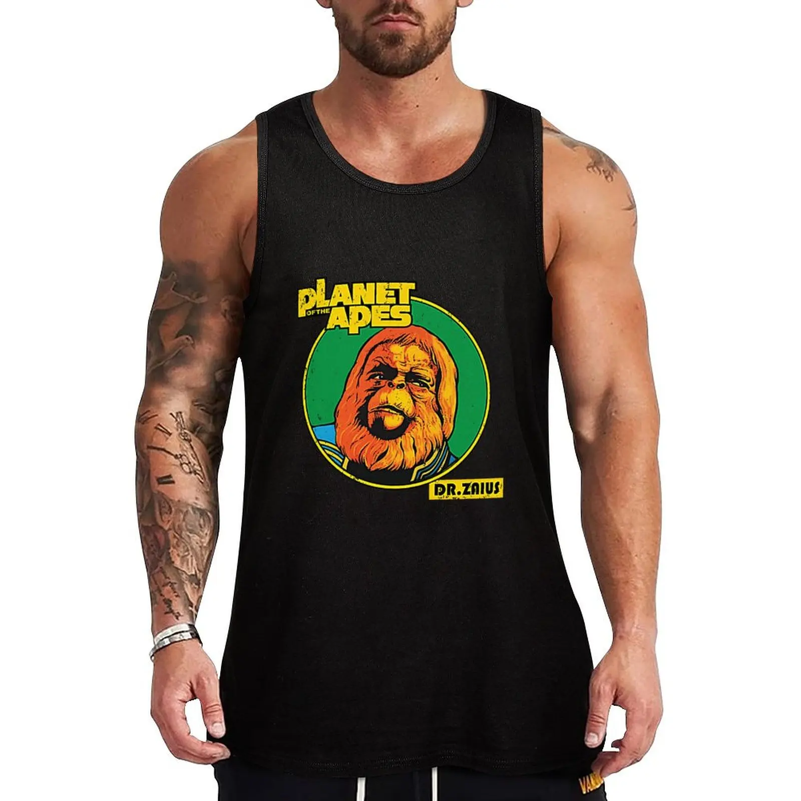 

Dr. Zaius Iron-On Repro Tank Top Men's sleeveless Male clothes bodybuilding t-shirt sports vest