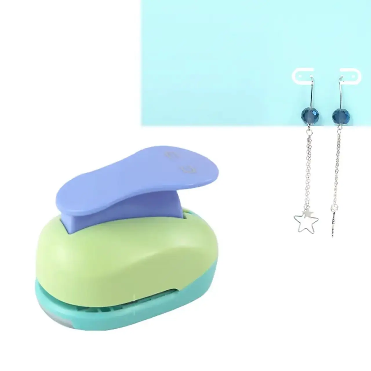 hit productDIY Embossing Machine, Hole Punch, Large Paperclip Jewelry Embossing Machine for Necklace Earring Hole Punch
