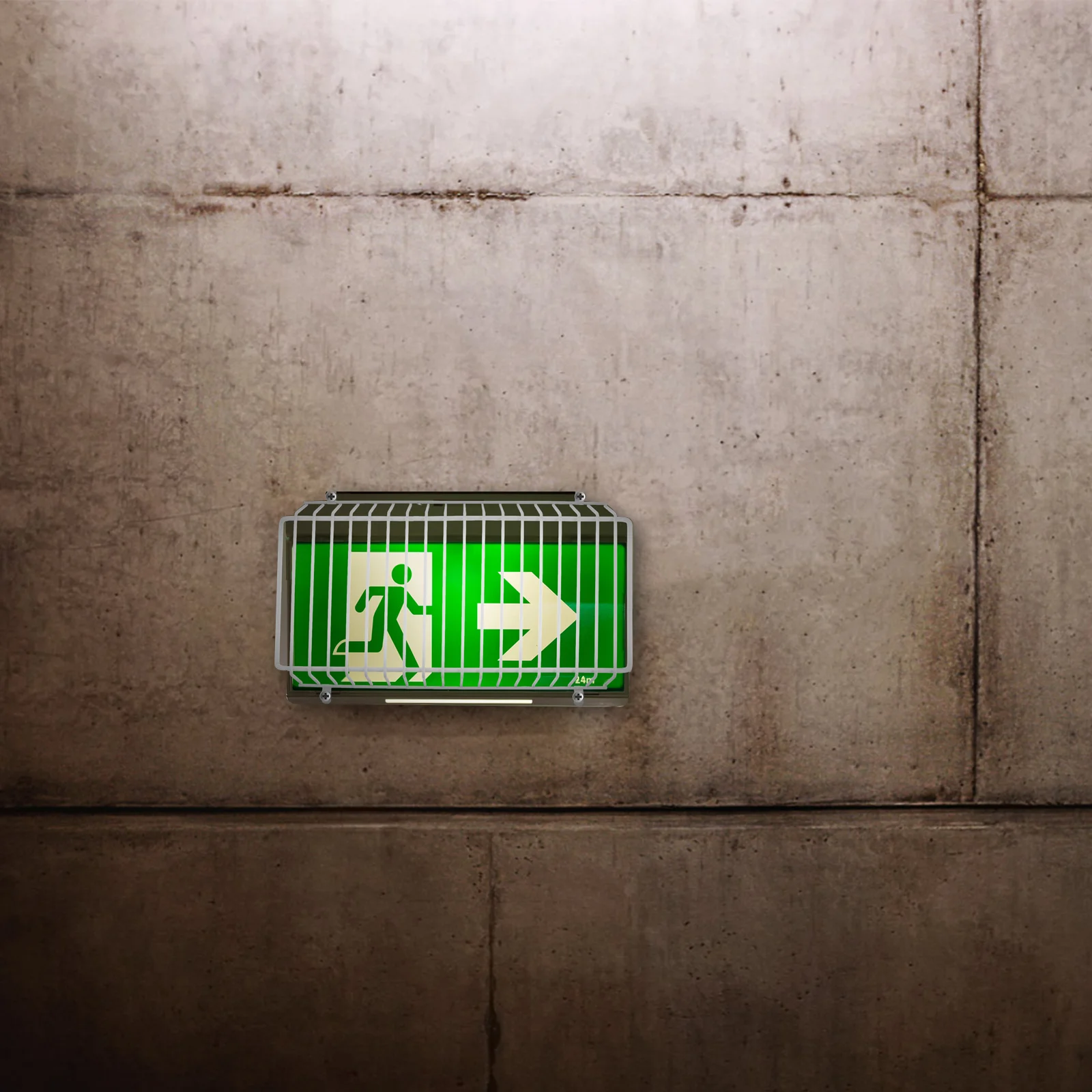 

Emergency Cage Heavy Duty Wire Guard For Exit Sign Durable Metal Cover Indoor Outdoor Use Exit Light Guard Wire Cage For