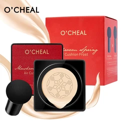 Mushroom Head Air Cushion BB Cream Base Makeup Cosmetics   with Powder Puff Moisturizing Brightening Foundation Concealer CC Cre