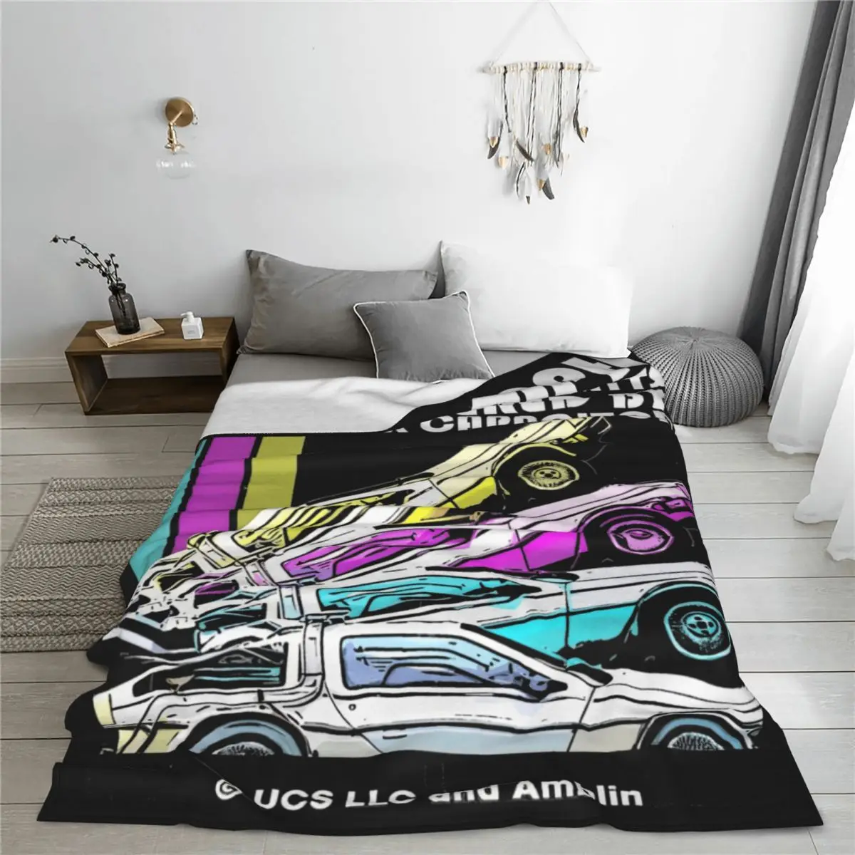 Back To The Future Warm Soft Blanket Travel Office Plush Bedding Throws Pattern Couch Chair Flannel Bedspread Sofa Bed Cover