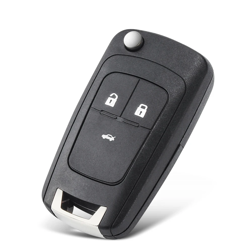 KEYYOU new 1pcs For Chevrolet Cavalier Aveo 2020 Fob HU100 Blade 2/3 Buttons Flip Folding Remote Car Key Shell Case view 6