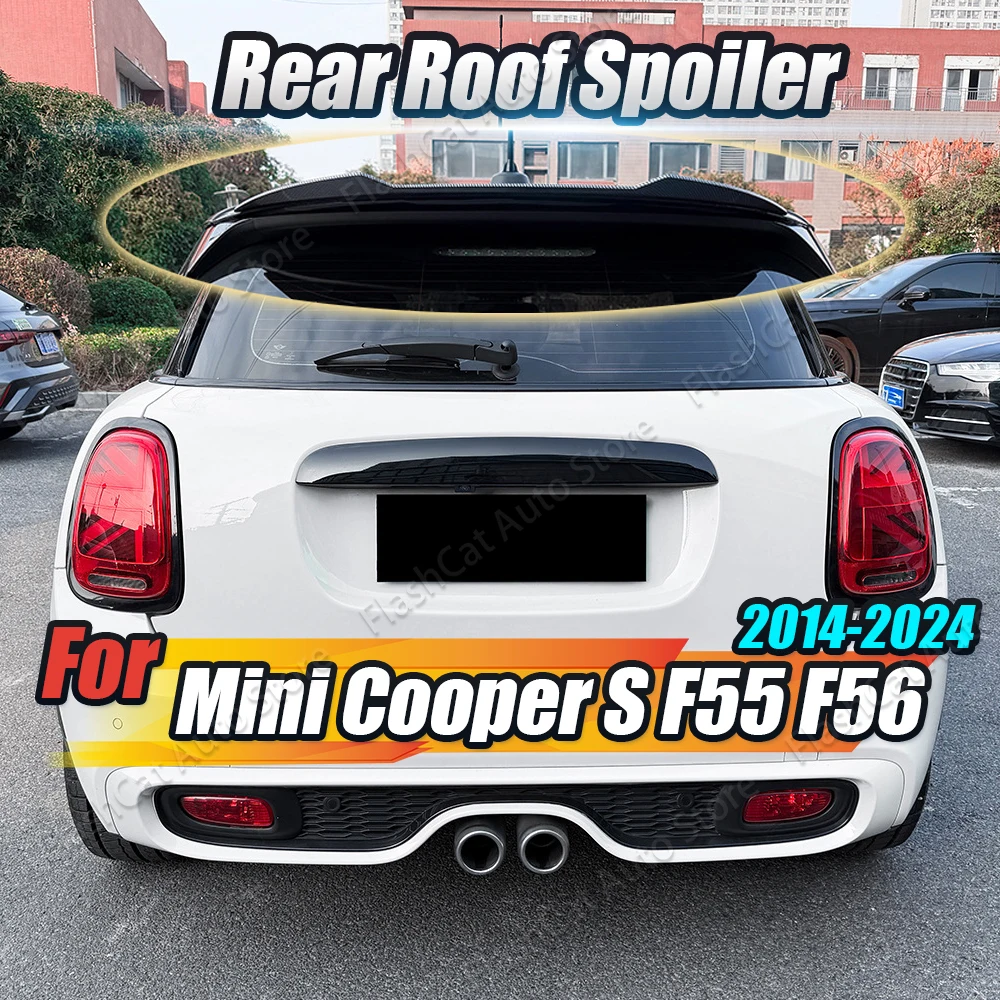 

Trunk Lid Trim For BMW Mini Cooper S F55 F56 2014-2024 Car Rear Roof Spoiler Tail Wings Body Kits