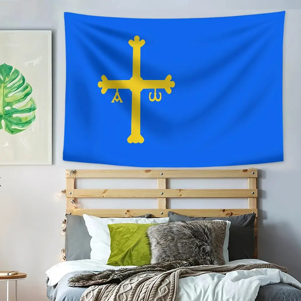 A-Asturias Spain Spanish Tapestry Bedroom Living Room Bar Party House Home Dorm Interior Wall Decor Background Banner