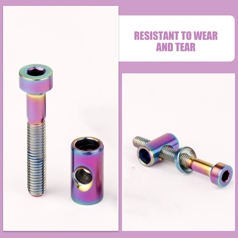 

Bike Titanium Bolt Seatpost Screw Tube Bikes Alloy Cycling Bicycle Washer Nut Screws