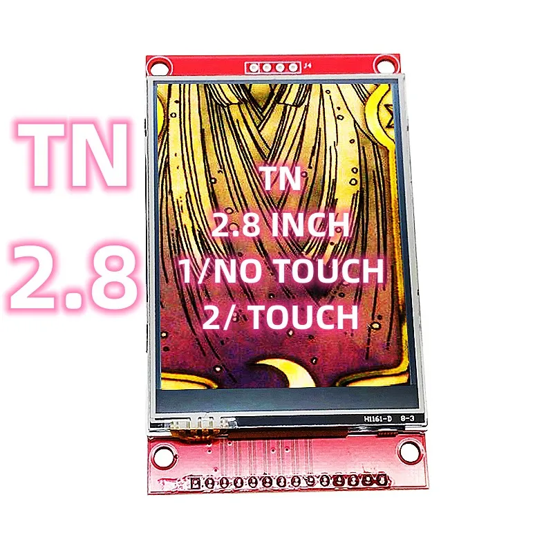 TN 2.8 Series ILI9341 Red Module 320*240 TFT Serial Display Screen 4 Wire SPI Interface Factory Electronic ESP32