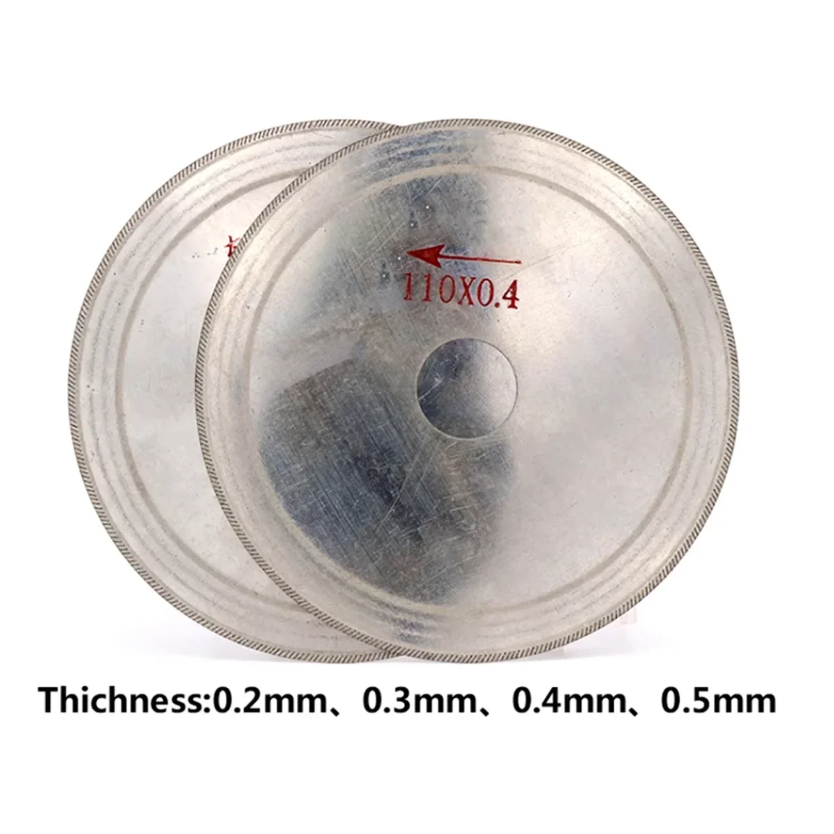 

1pcs Ultra-thin Diamond Circular Saw Blade 110/150/200mm etc.Cutting Arbor Disc Cut Jade Discs For Agate Glass Gems Stone Slits