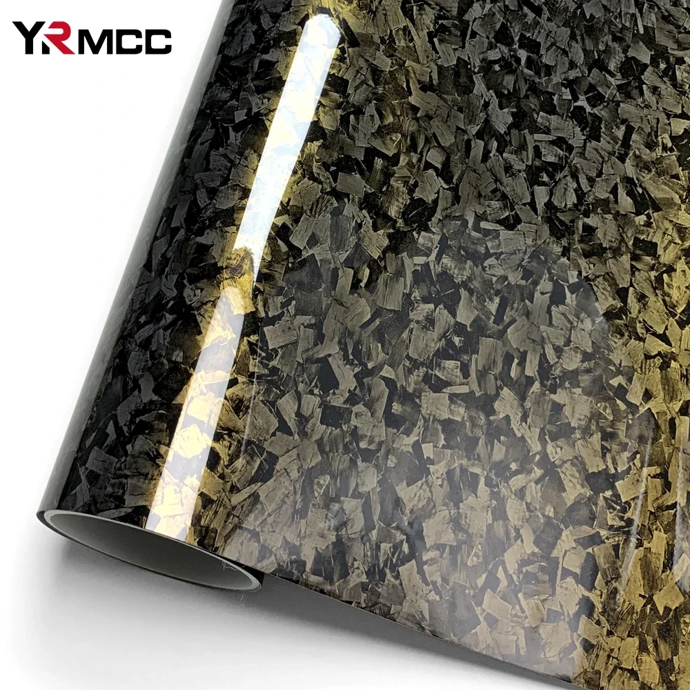 Car Sticker Carbon Fiber Self Adhesive Vinyl Wrap Film Motorcycle Laptop Carbon Glossy Carbon Fiber Sticker for Car Accessories