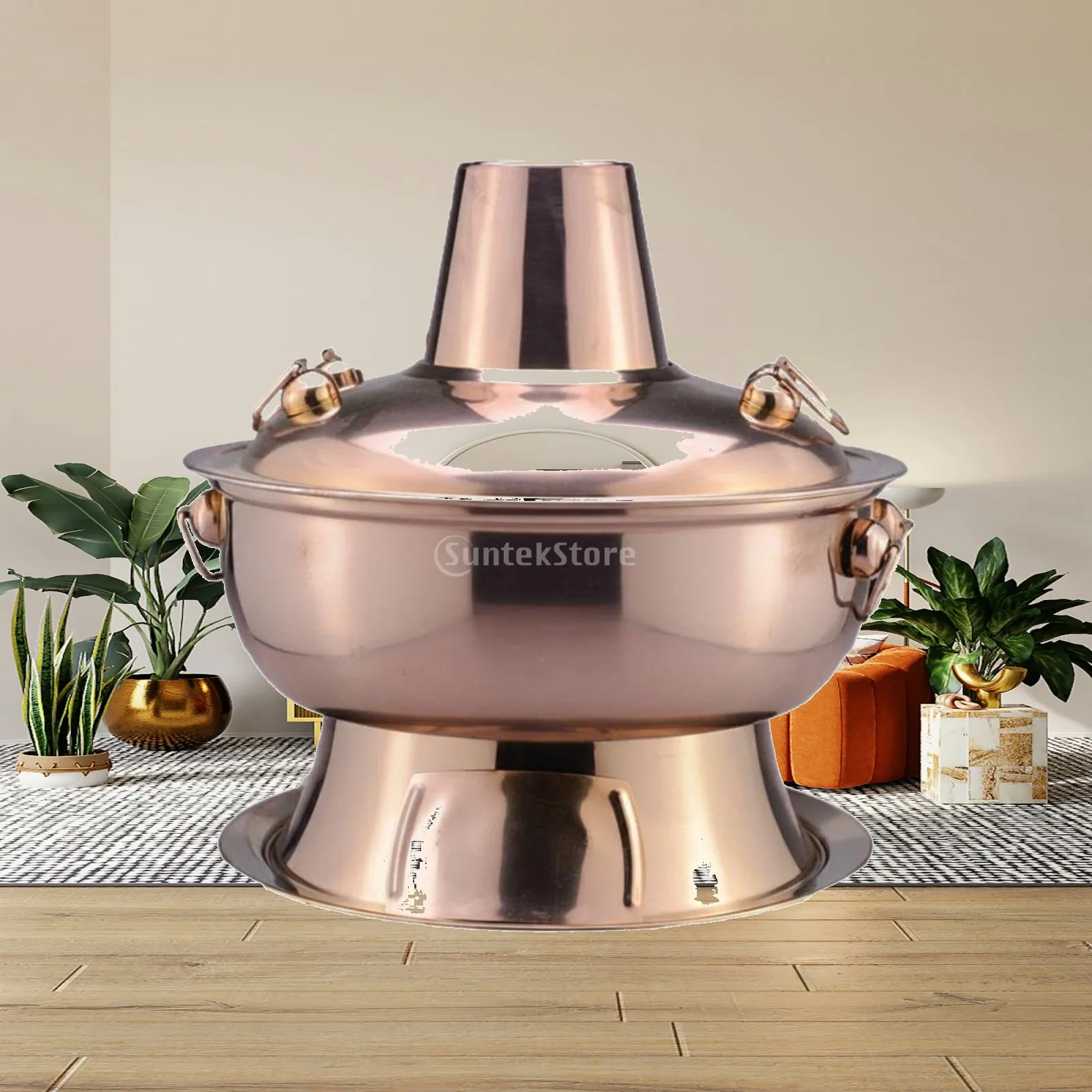 Heavy Duty Stainless Steel Hotpot Combustion Burner for Restaurant Outdoor Dining Multiple Sizes Available