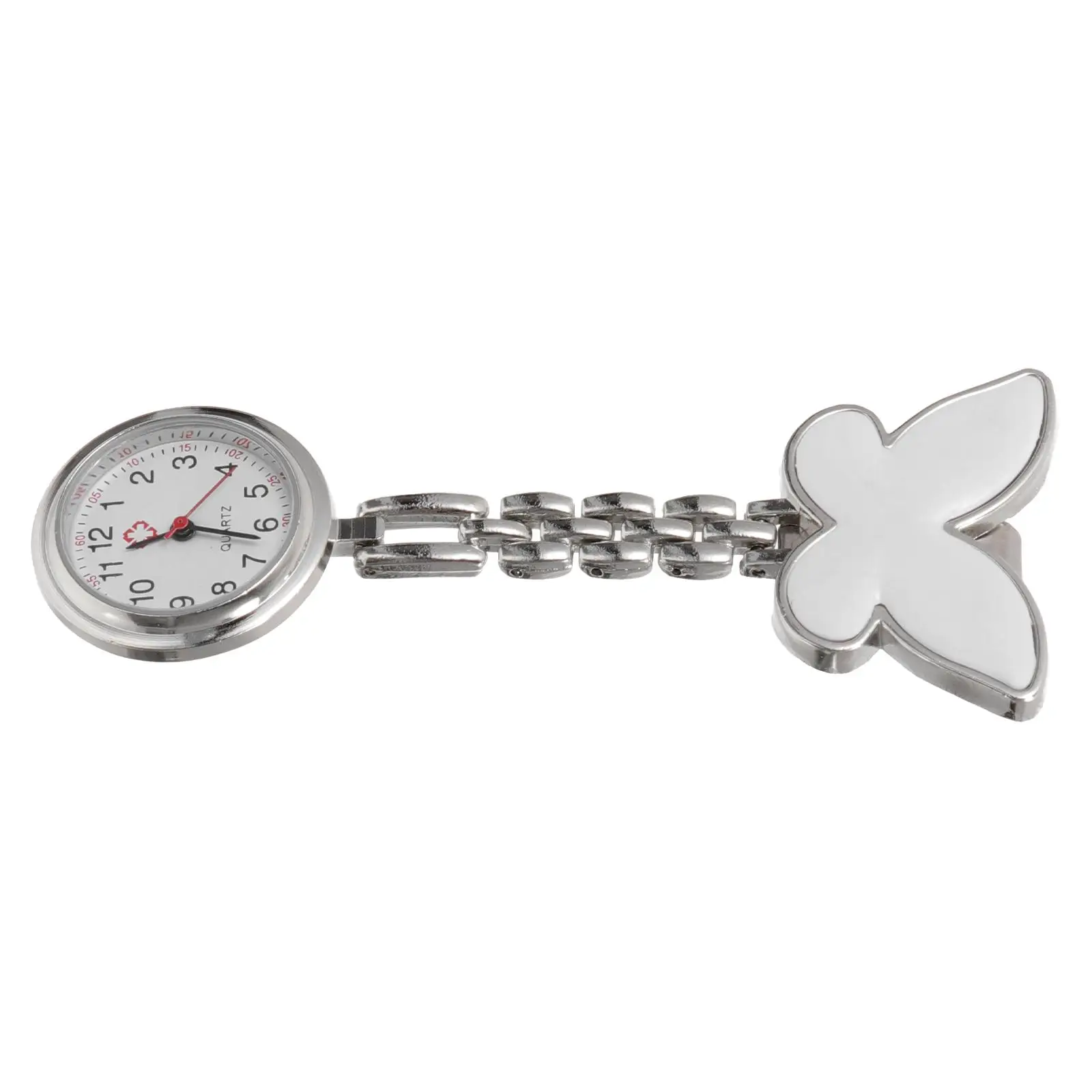 

Butterfly Nurse Watch Fob Hanging Watches Clear Numbers Alloy Portable Nurses Fashion Women Nurse Pocket Watch