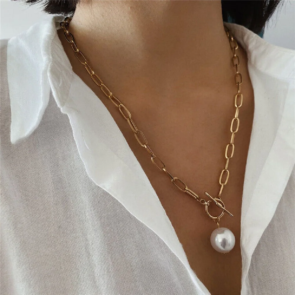 Beautiful Natural 10-11mm AAA+White AKOYA Round Pearl Necklace 18