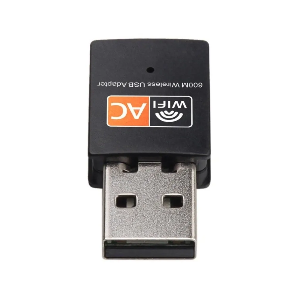 Plastic USB Wifi Adapter Dual Band 2.4GHz/5GHz Frequency Wireless Network Card 600mbps Speed Stable Connection