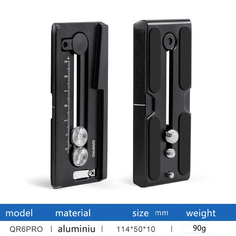 

Benro QR2PRO QR4PRO QR6PRO QR6PRO Aluminum Quick Release Plate for S2N S4N S6N S8N Head