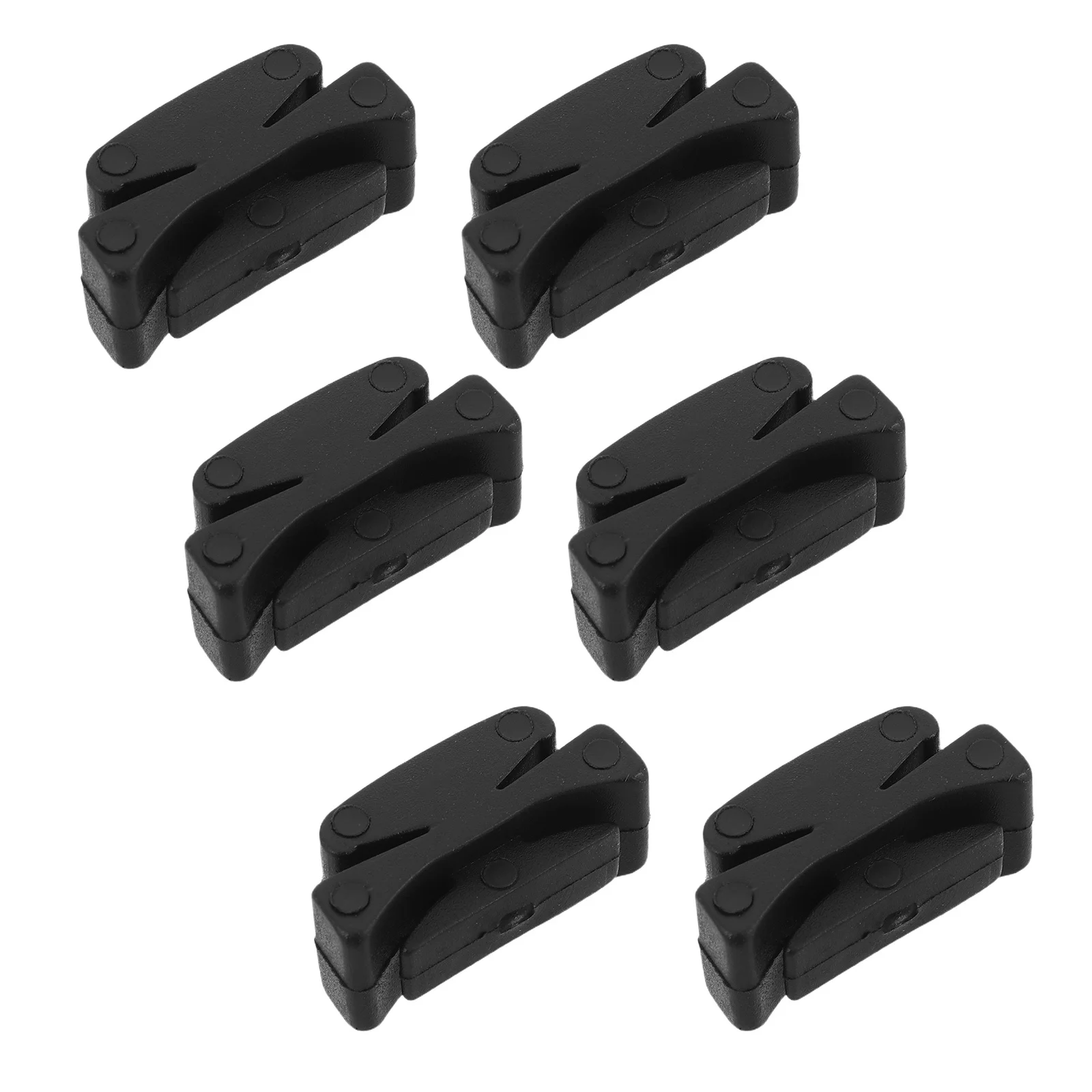 

6Pcs Rubber Guitar Headstock Pick Holder Adjustable Position Pick Storage Clip for Acoustic Electric Bass Ukulele