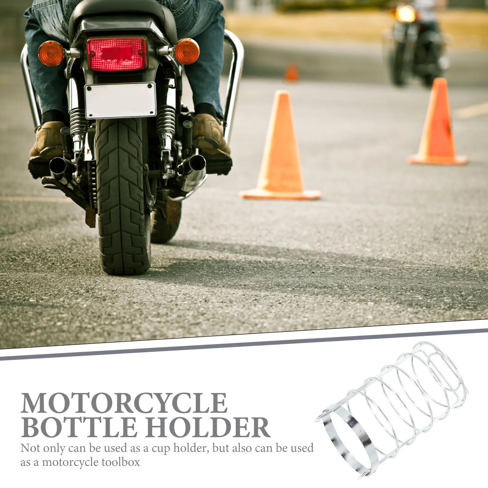 

1Set Motorcycle Bottle Holder Hallow-Out Design Water Kettle Storage Durable Safe for Bicycles Cycling Supplies