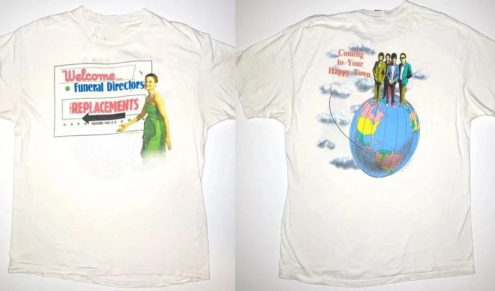 1991 The Replacements Welcome Funeral Directors T-shirt S-5XL GC4339