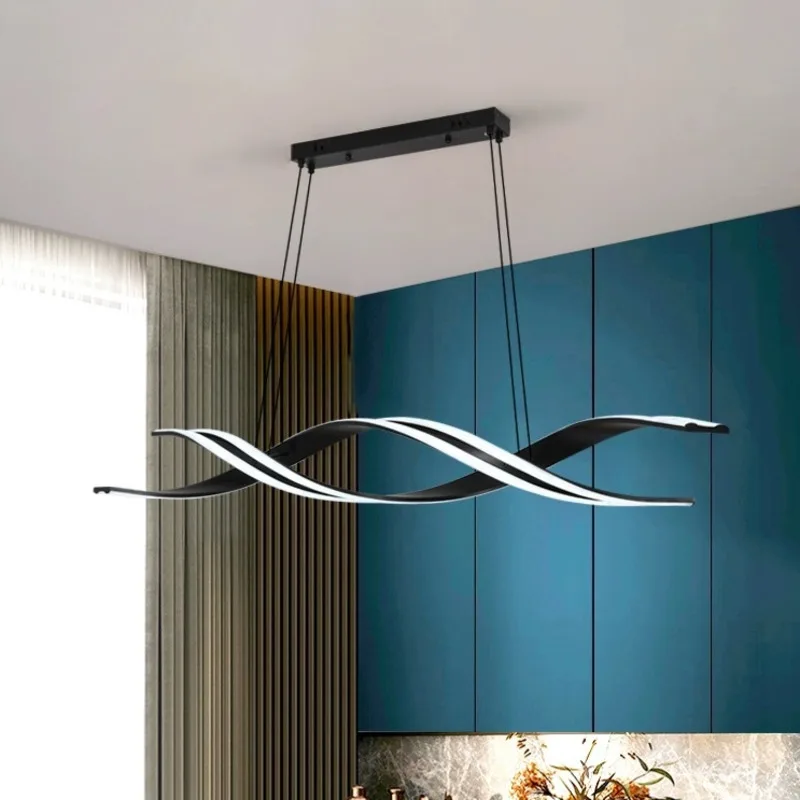 Plafonnier suspendu au design nordique, luminaire décoratif d'intérieur, idéal pour un salon, une salle à manger, une chambre à coucher ou une cuisine