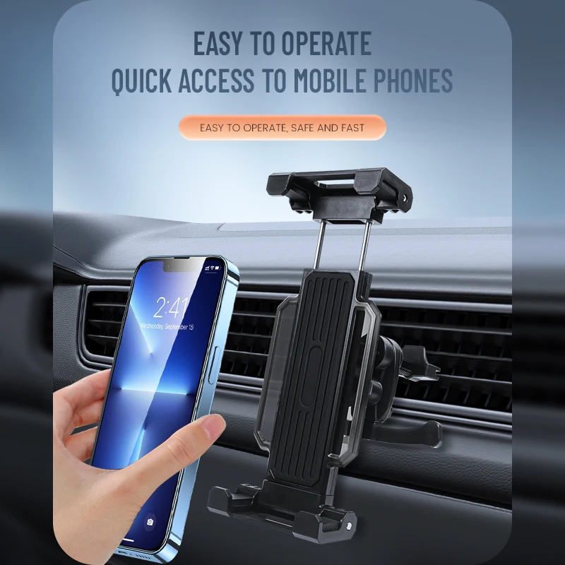 Universal 4-13 inch Tablet Stand Holder 360° Rotating Car Air Vent Mount For Ipad Pro Air Mini Xiaomi Samsung Huawei Tab Phone