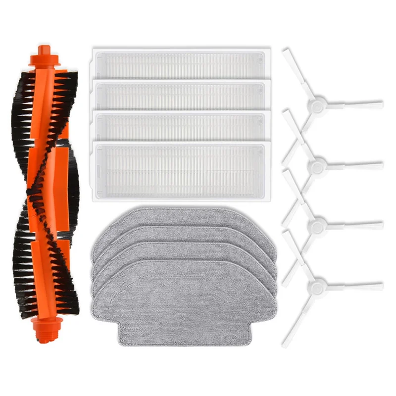 A99U For Xiaomi Robot Vacuum S10 Replacement Spare Parts Accessories Main Side Brush Hepa Filter Mop Cloth Rag