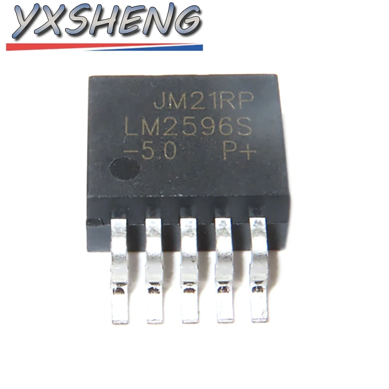 5/10PCS LM2596S-ADJ TO-263-5 LM2596 LM2596S LM2596S-5.0 TO263 Buck Regulator Chips