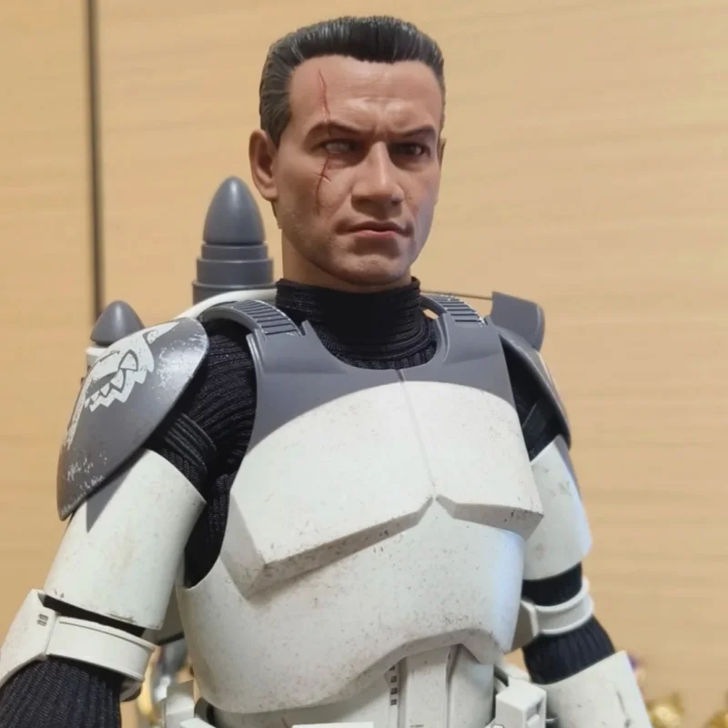 In Stock Original HOTTOYS HT 1/6 TMS141 Star Wars The Clone Wars Commander Wolffe Action Figures 12inch Collectible Model Toy