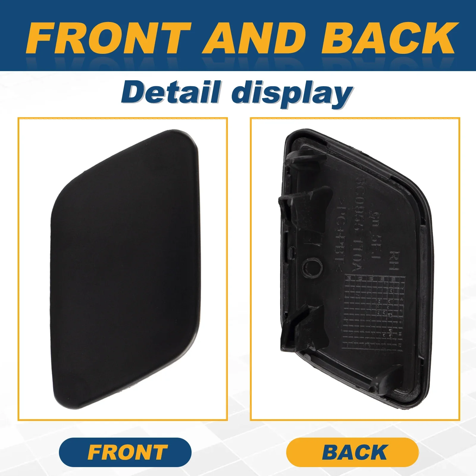 For VW Passat B6 2006 2010 Front Bumper Headlight Washer Cover Cap Left Right 3C0955109A 3C0955110A Car Accessories