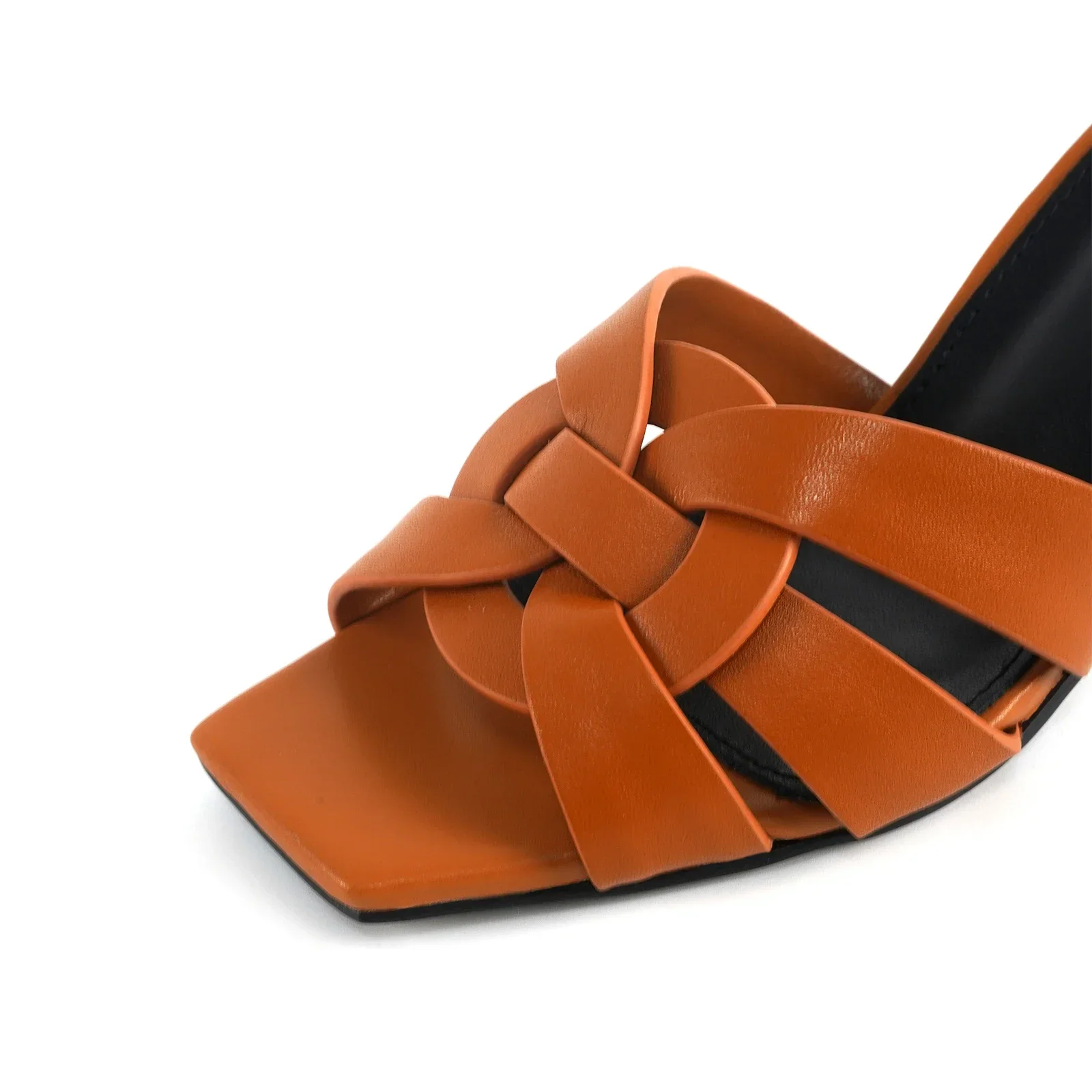 여성용 봄 여름 하이힐 슬리퍼, 미끄럼 방지 야외 여성, 멋진 슬리퍼, 소가죽 패셔너블 캐주얼 비치 슈즈