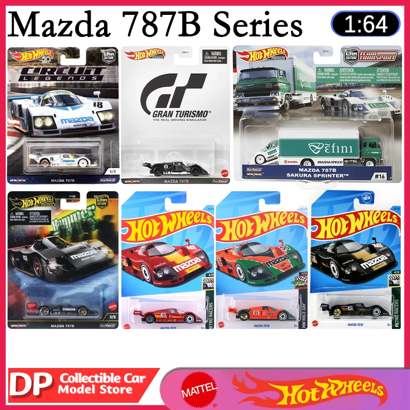 

Hot Wheels Premium Car Culture Mazda 787B Series Collectible 1:64 Scale Die-Cast Vehicle Model Cars