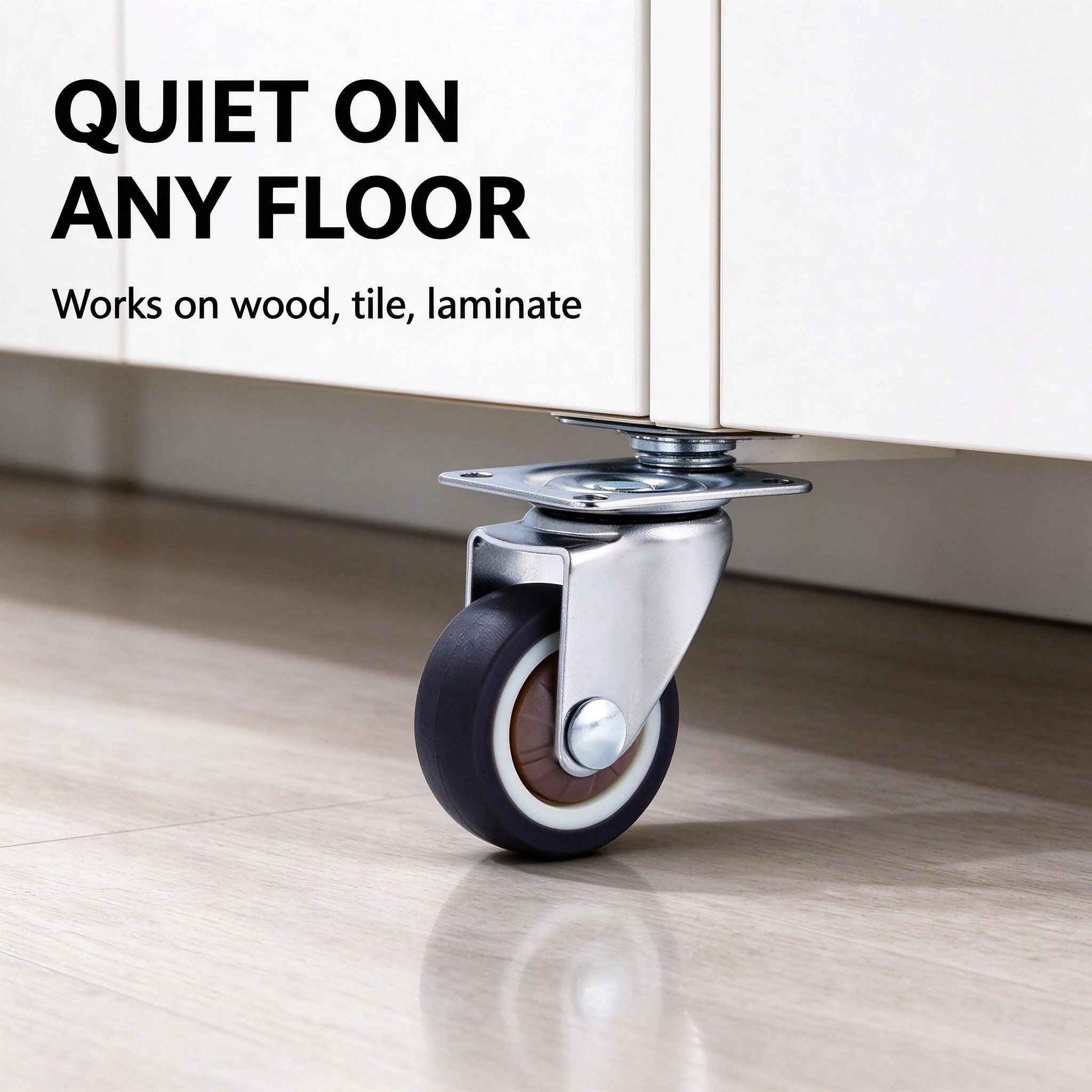 ล้อ TPR แบบเงียบ, หมุนได้ 360 - Caster Wheel บทวิจารณ์และราคา