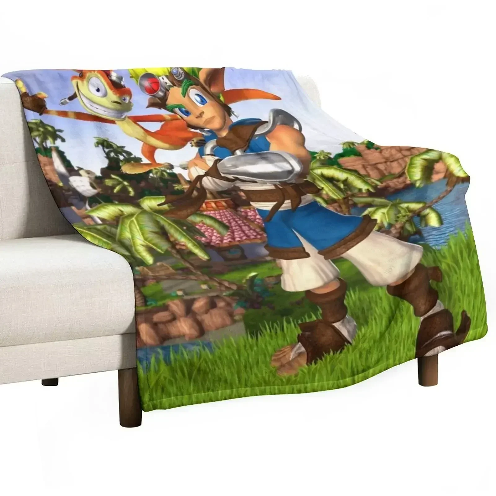 Jak and Daxter: The Precursor Legacy 2 Throw Blanket Bed Fashionable Single Hairys Nap Blankets For Sofas Blankets
