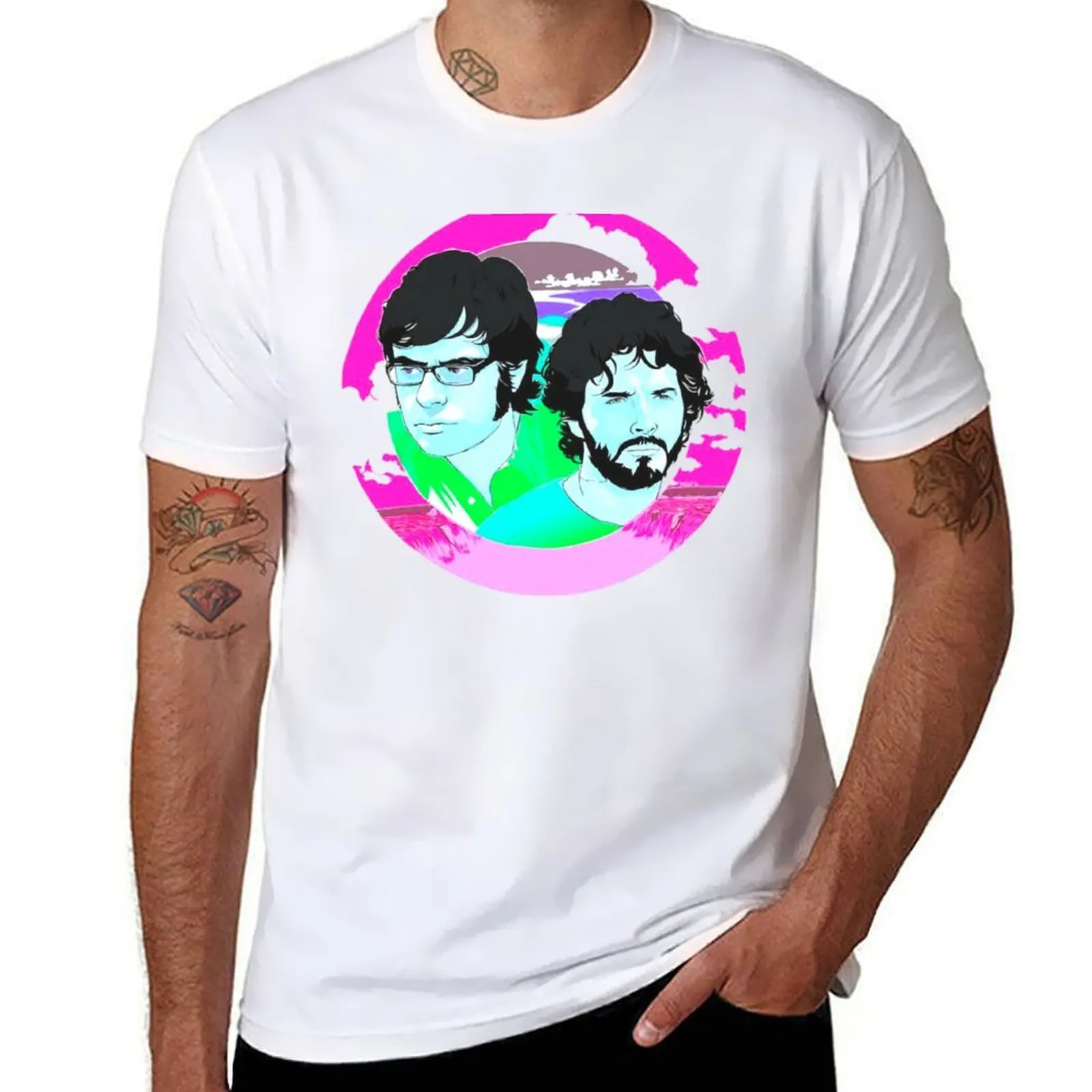 

Conchords and their Flight T-Shirt anime tshirt g man t shirts for men t shirts for man pack cotton T-Shirt