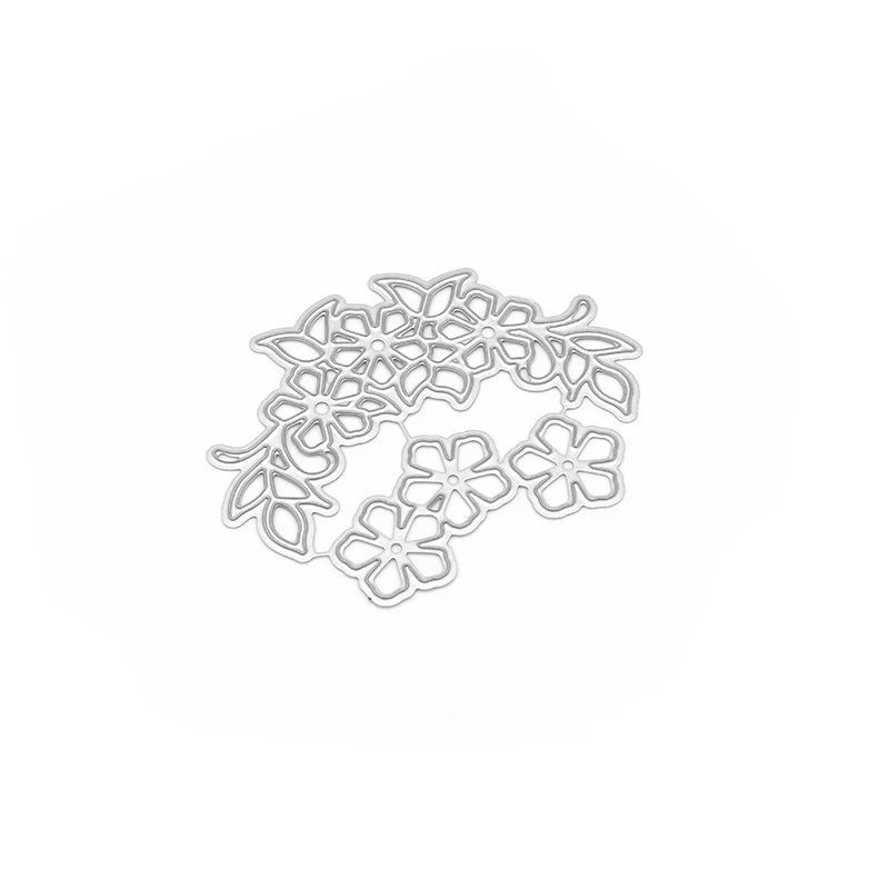 Flowers Leaves Dies Scrapbooking Metal Cutting Dies for DIY Paper Cards Making Photo Album Decorative Craft Dies Cut