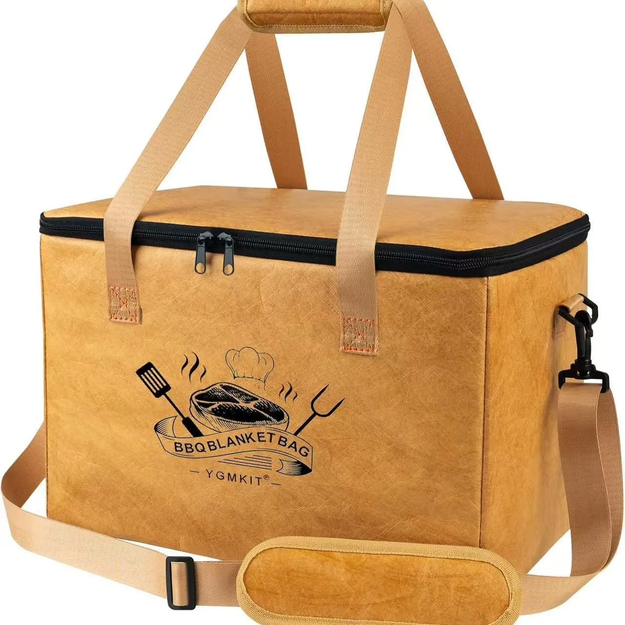 

Large-capacity barbecue insulation bag, barbecue meat storage bag, insulated bag with zipper opening and heat insulation