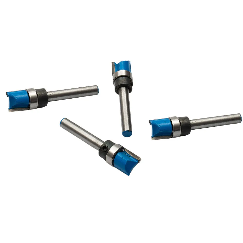 Efficient Routing Solution 14 Inch Mortise Template Router Bit Set Featuring Enclosed Ball Bearing Design and Strength