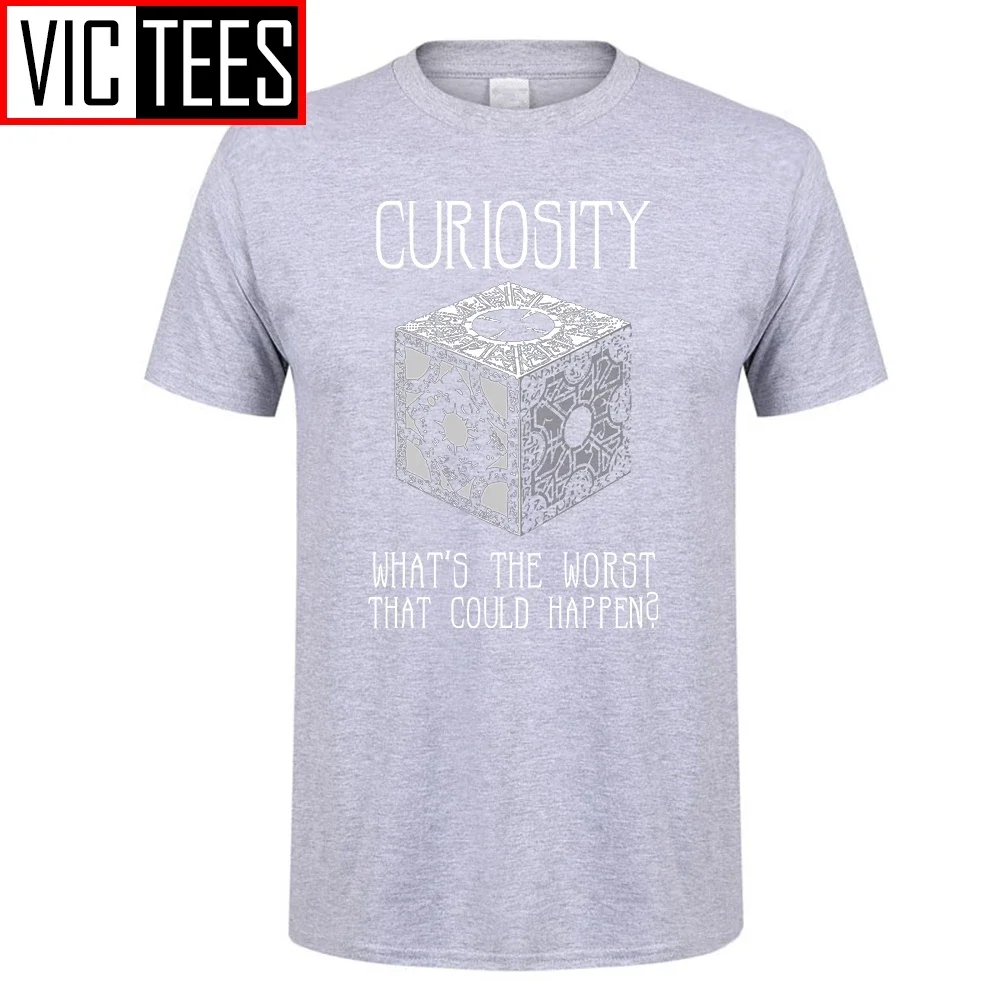 Men's Curiosity Killed Hellraiser Puzzle Box Men Tee Shirts 100% Cotton Tshirts Great Discount T Shirts